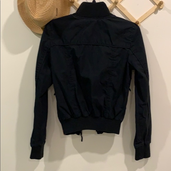 Black lightweight bomber jacket - Picture 4 of 5